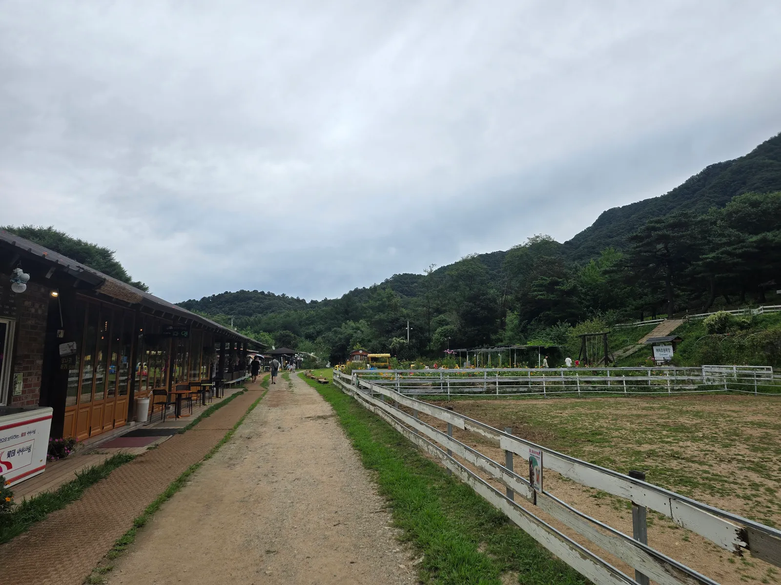 해피초원목장 초입