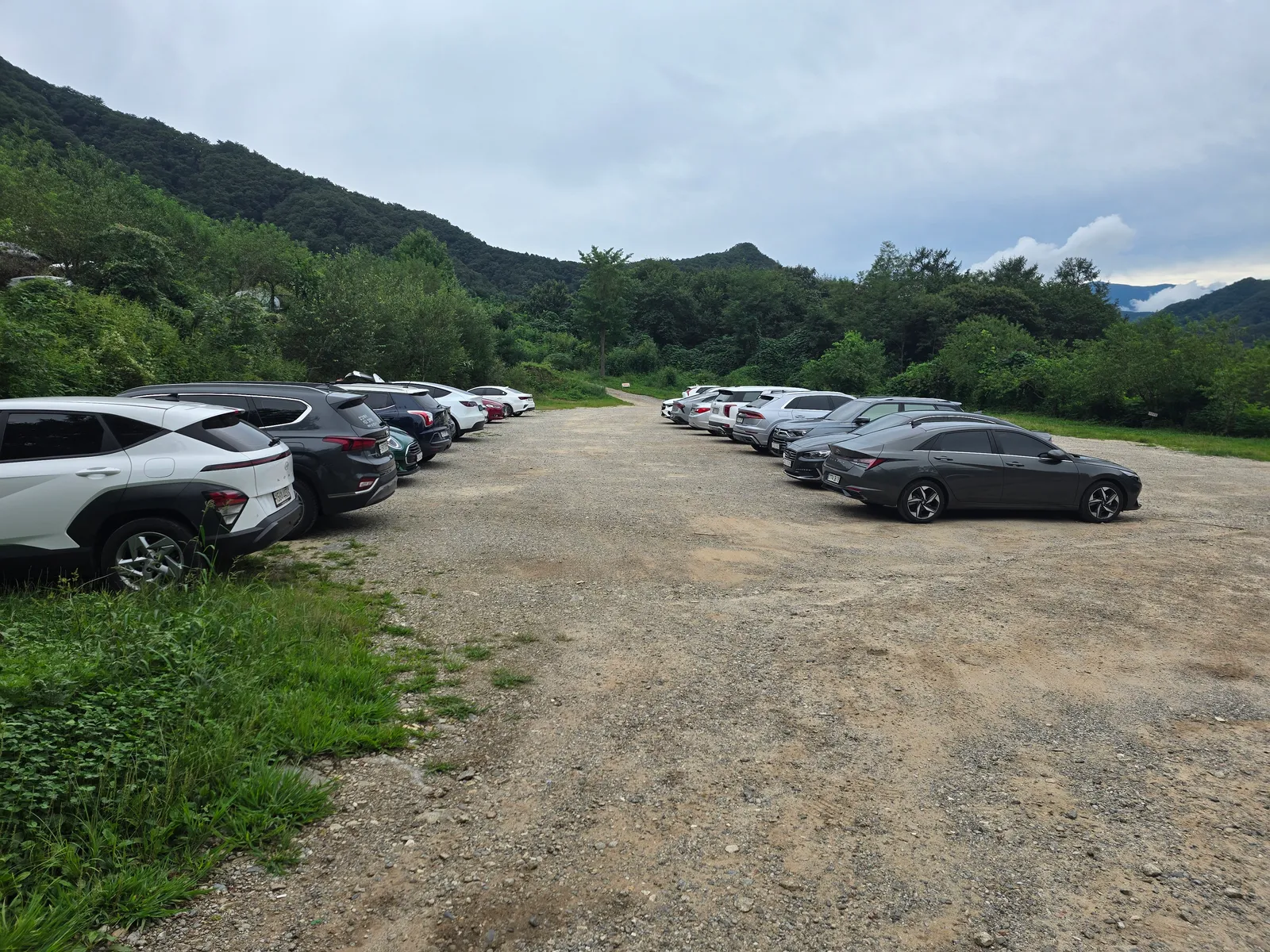 해피초원목장 주차장